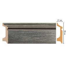 Цветной напольный плинтус Decomaster D122-87 (78*21*2400 мм) ДМ